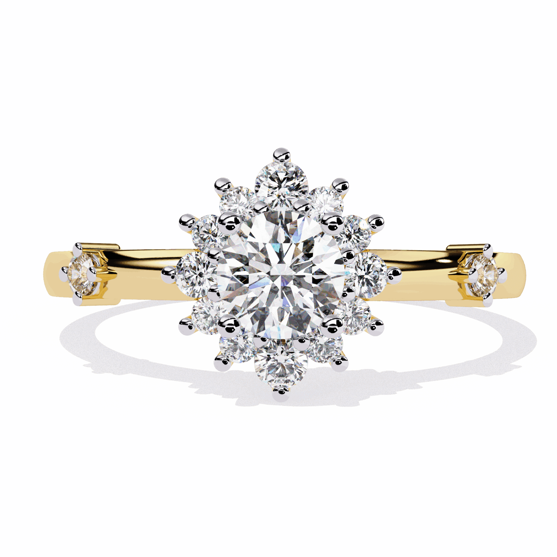 0.5 Carat Round Signature Wear Ring in Moissanite | House of Estara
