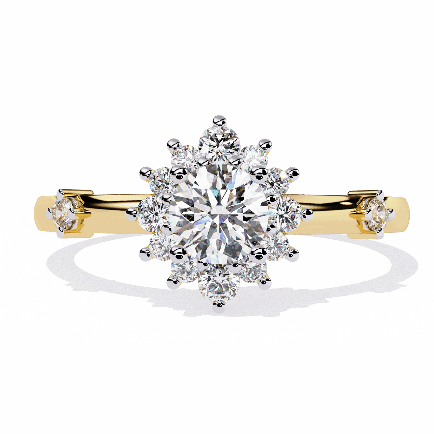 0.5 Carat Round Signature Wear Ring in Moissanite | House of Estara