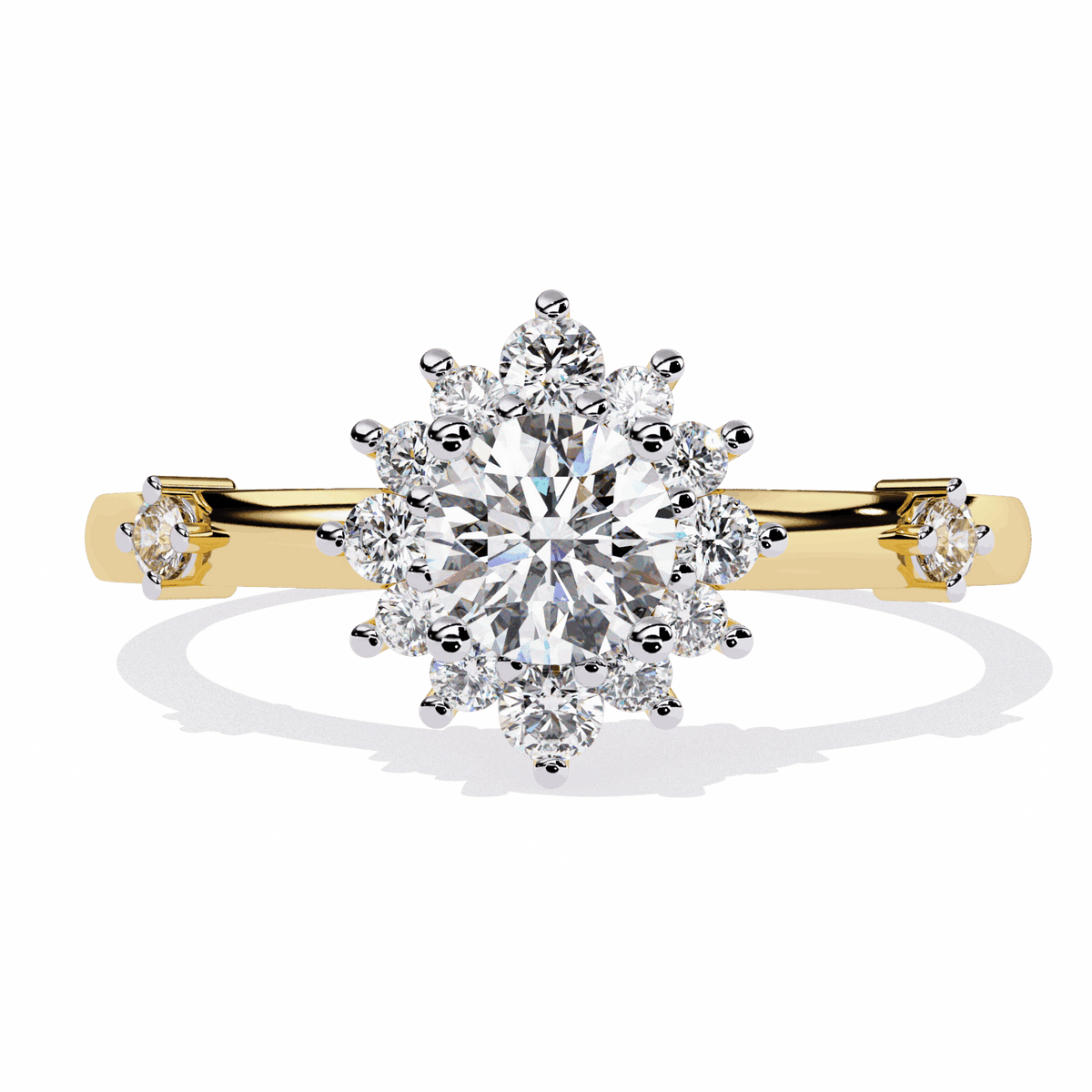 0.5 Carat Round Signature Wear Ring in Moissanite | House of Estara