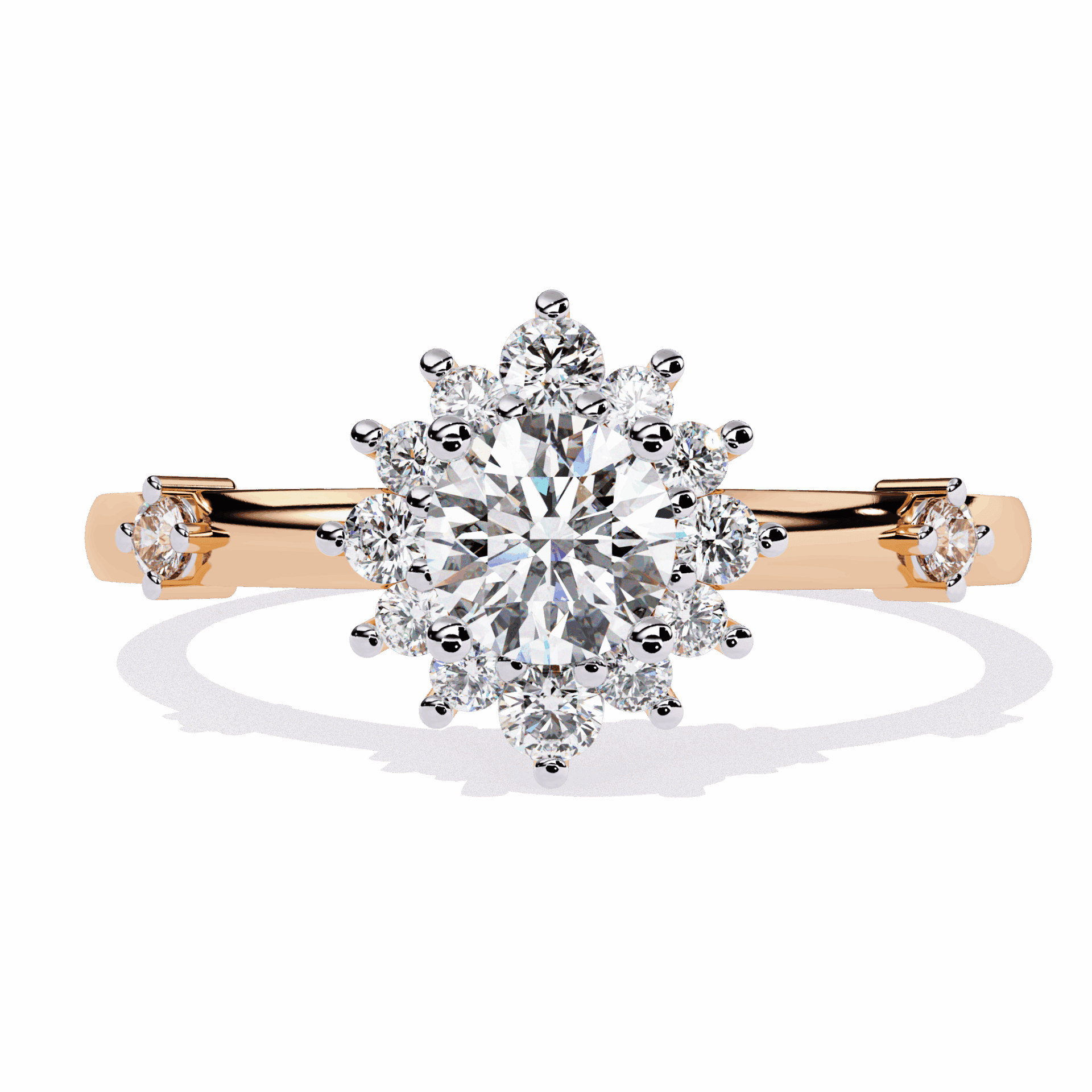 0.5 Carat Round Signature Wear Ring in Moissanite | House of Estara