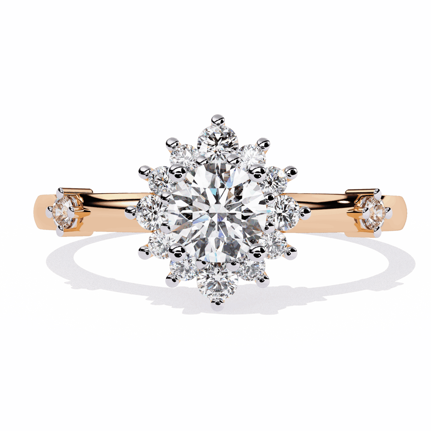 0.5 Carat Round Signature Wear Ring in Moissanite | House of Estara