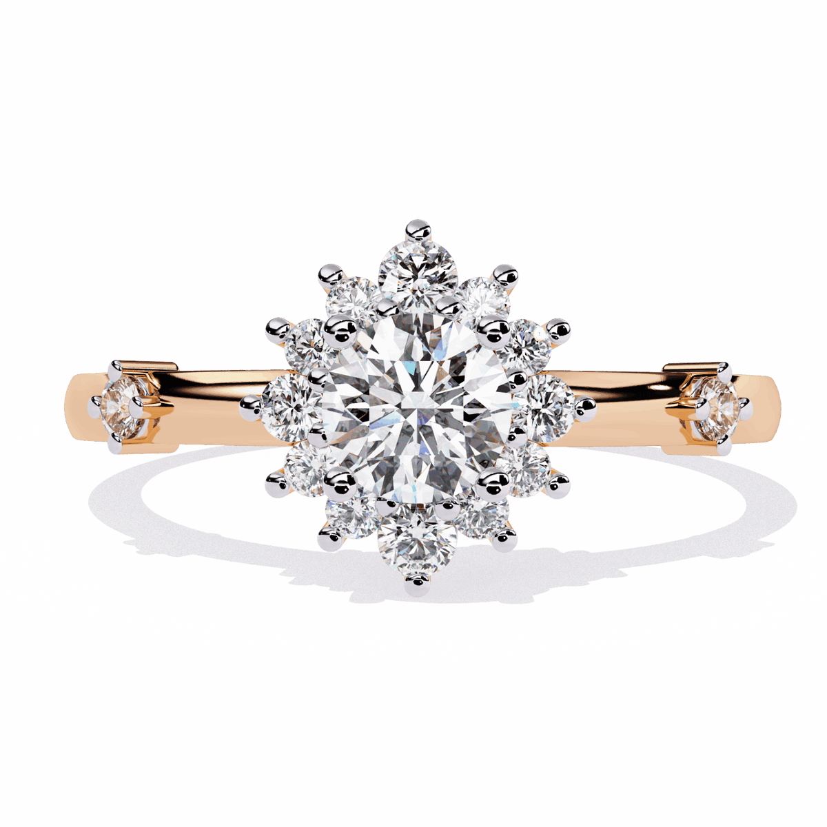 0.5 Carat Round Signature Wear Ring in Moissanite | House of Estara