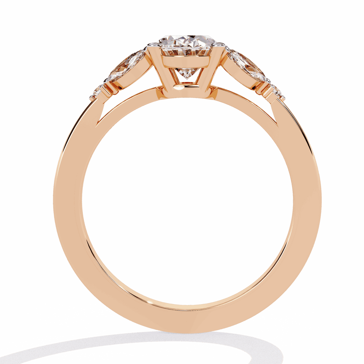 1.25 Carat Oval Minimal Statement Ring in Moissanite | House of Estara