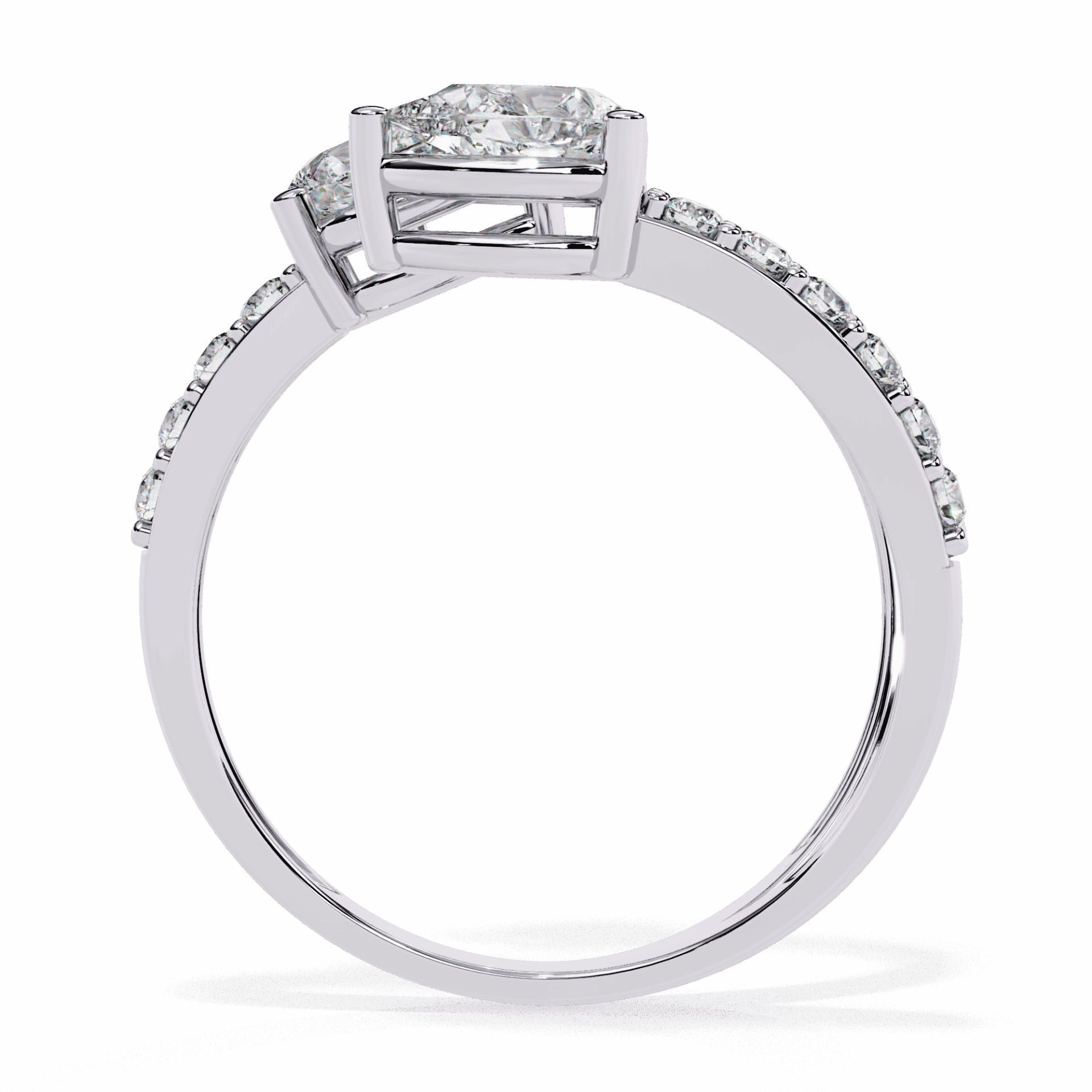 1.25 Carat Pear Modern Essential Ring in Moissanite | House of Estara