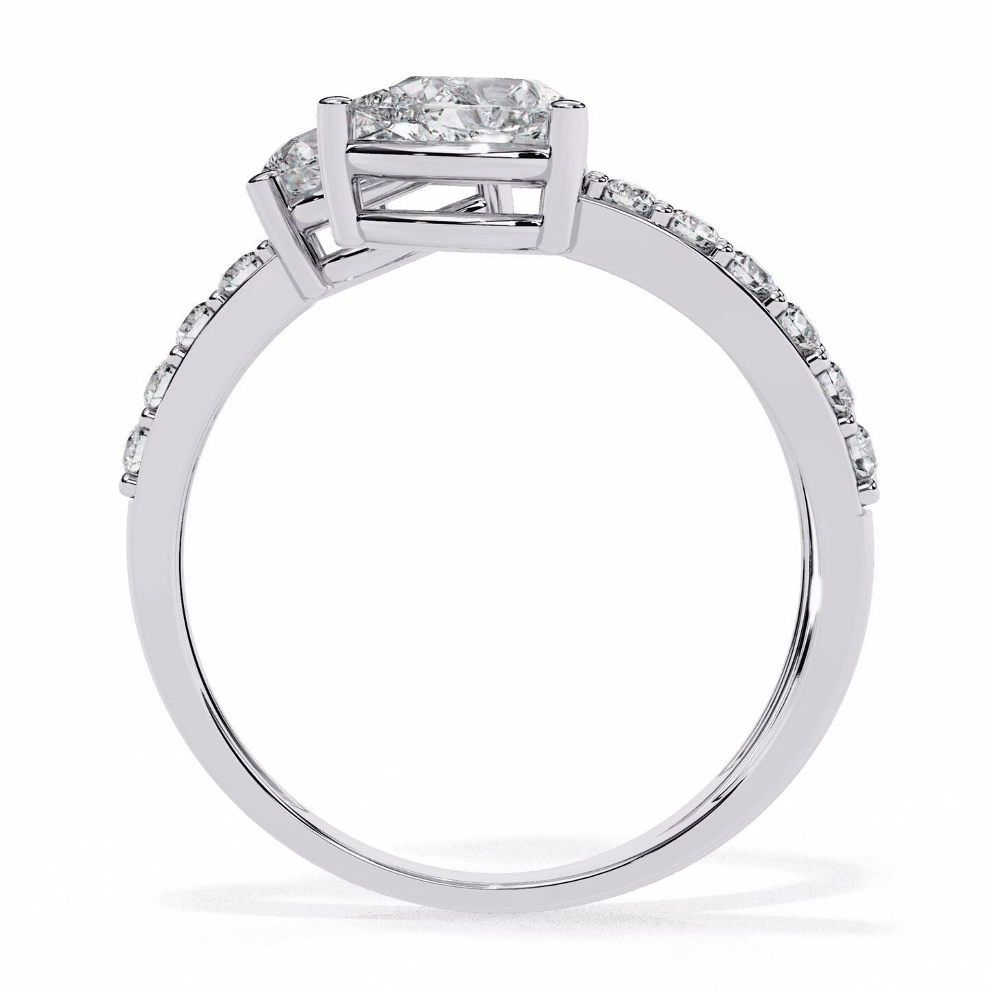1.25 Carat Pear Modern Essential Ring in Moissanite | House of Estara