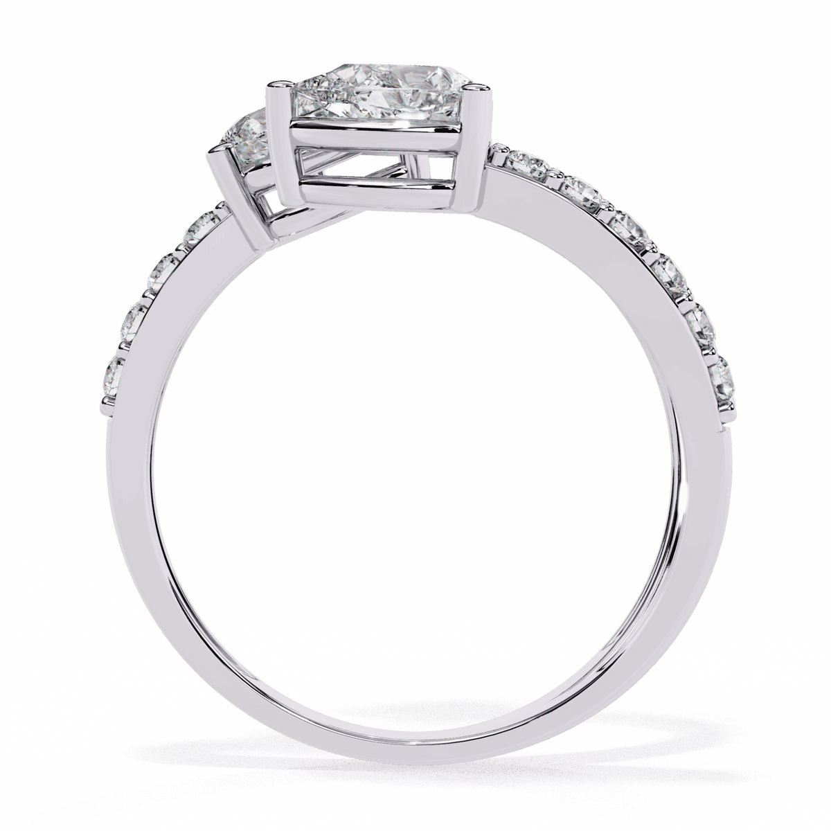 1.25 Carat Pear Modern Essential Ring in Moissanite | House of Estara