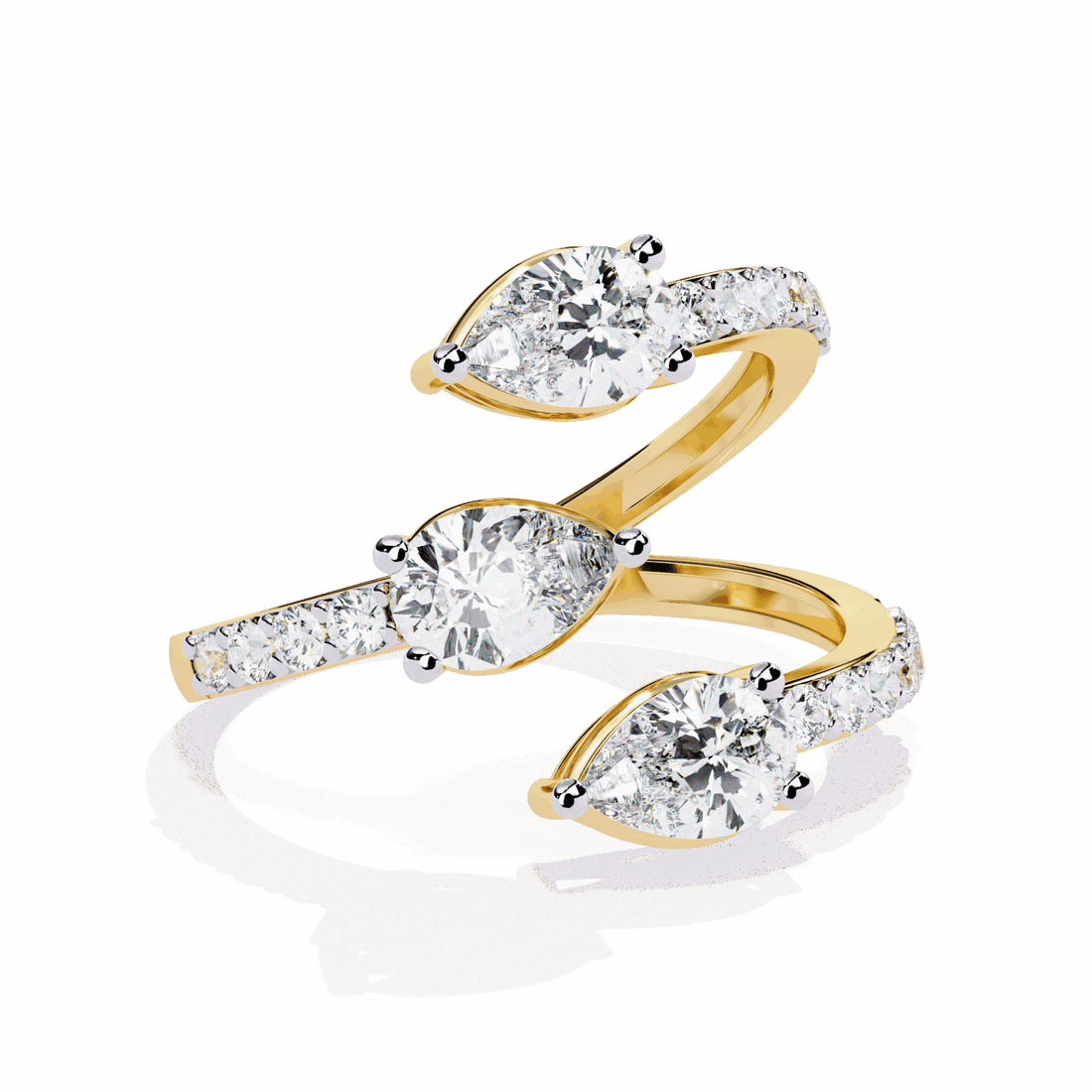 1.25 Carat Pear Modern Essential Ring in Moissanite | House of Estara