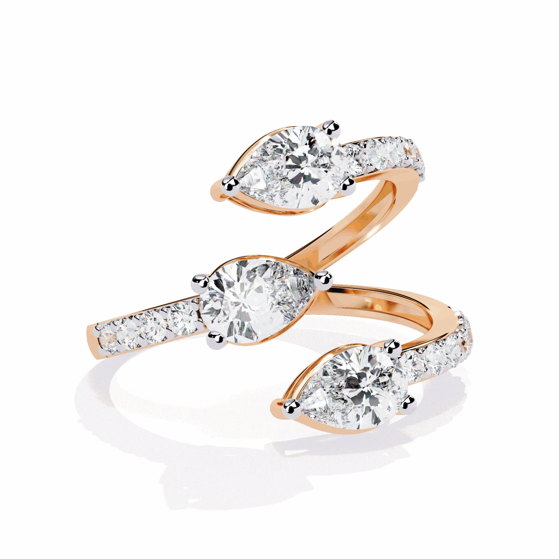 1.25 Carat Pear Modern Essential Ring in Moissanite | House of Estara