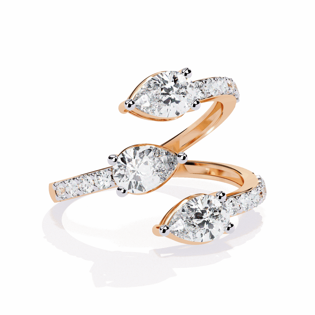 1.25 Carat Pear Modern Essential Ring in Moissanite | House of Estara