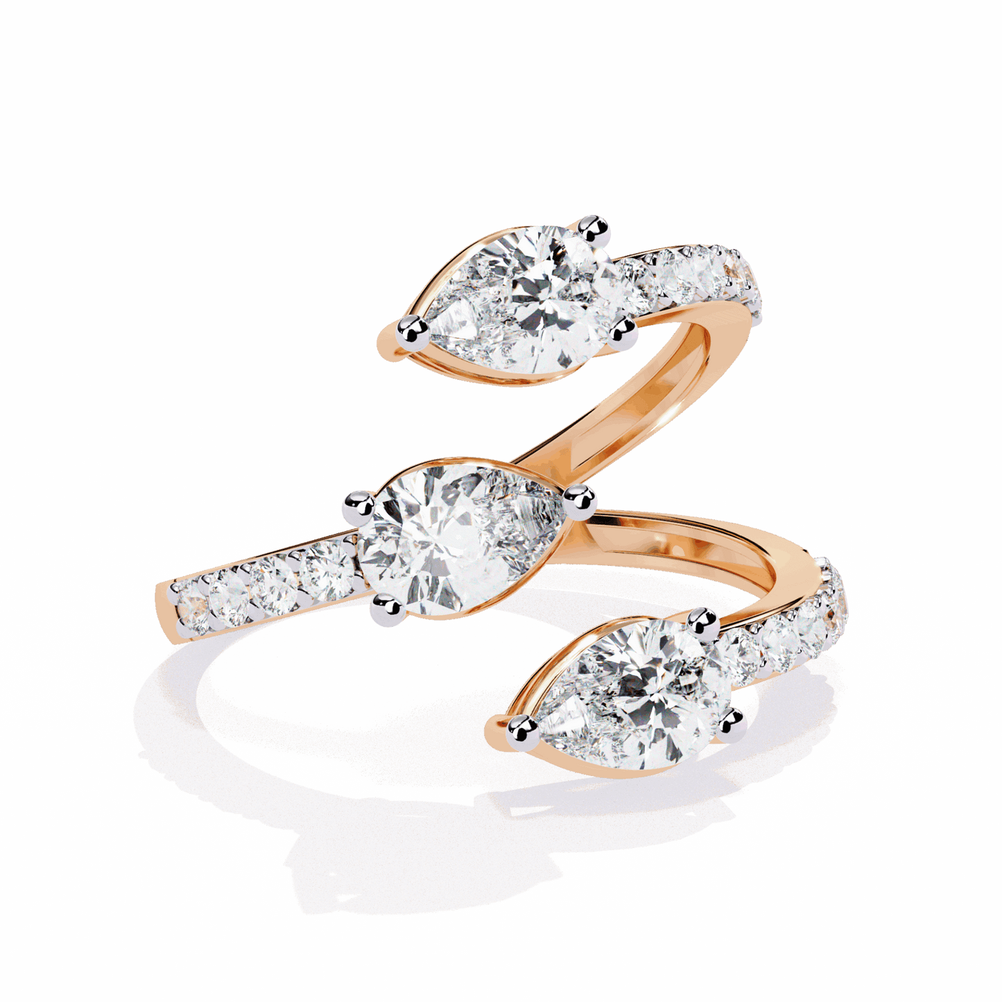 1.25 Carat Pear Modern Essential Ring in Moissanite | House of Estara