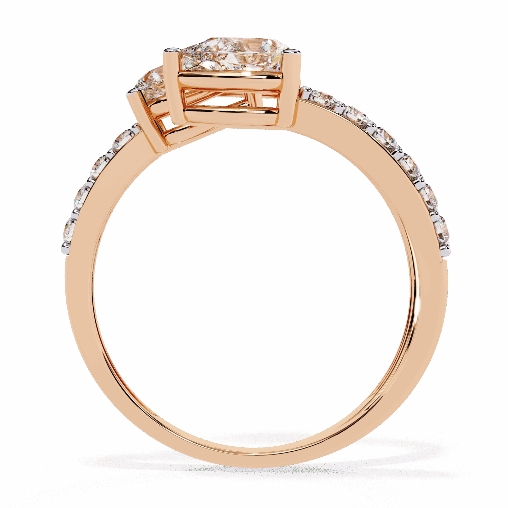 1.25 Carat Pear Modern Essential Ring in Moissanite | House of Estara