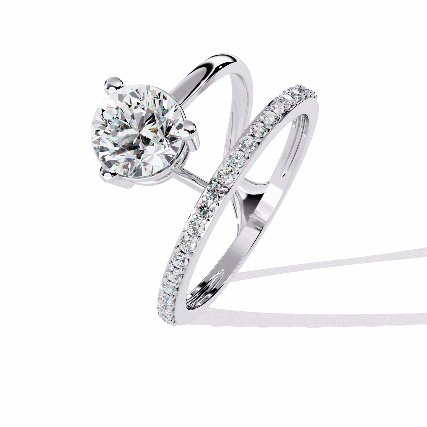 1.5 Carat Round Modern Essential Ring in Moissanite | House of Estara