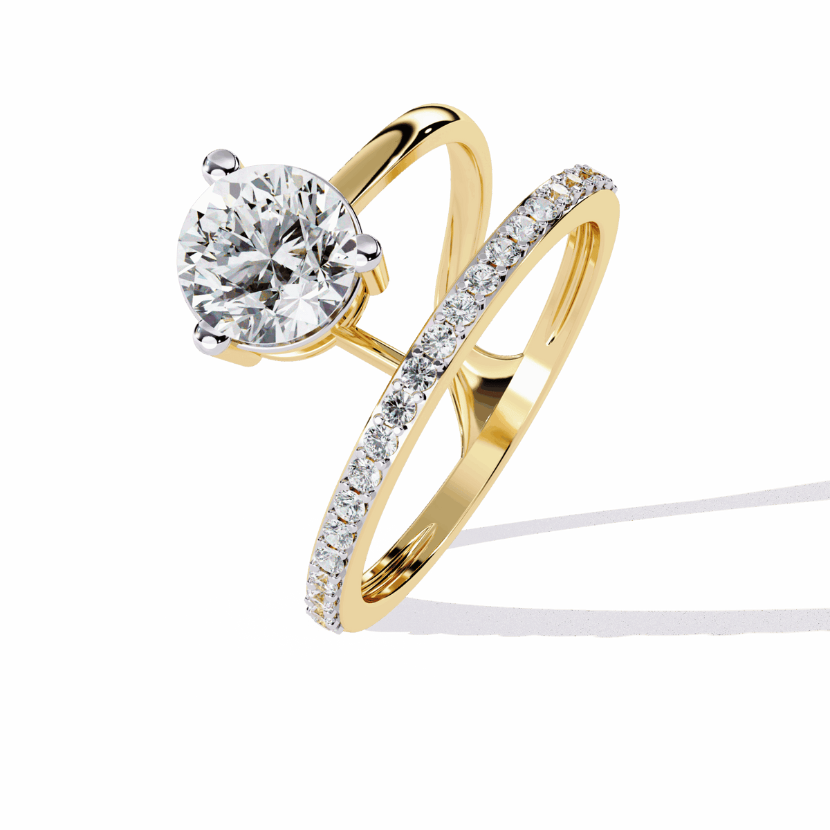 1.5 Carat Round Modern Essential Ring in Moissanite | House of Estara