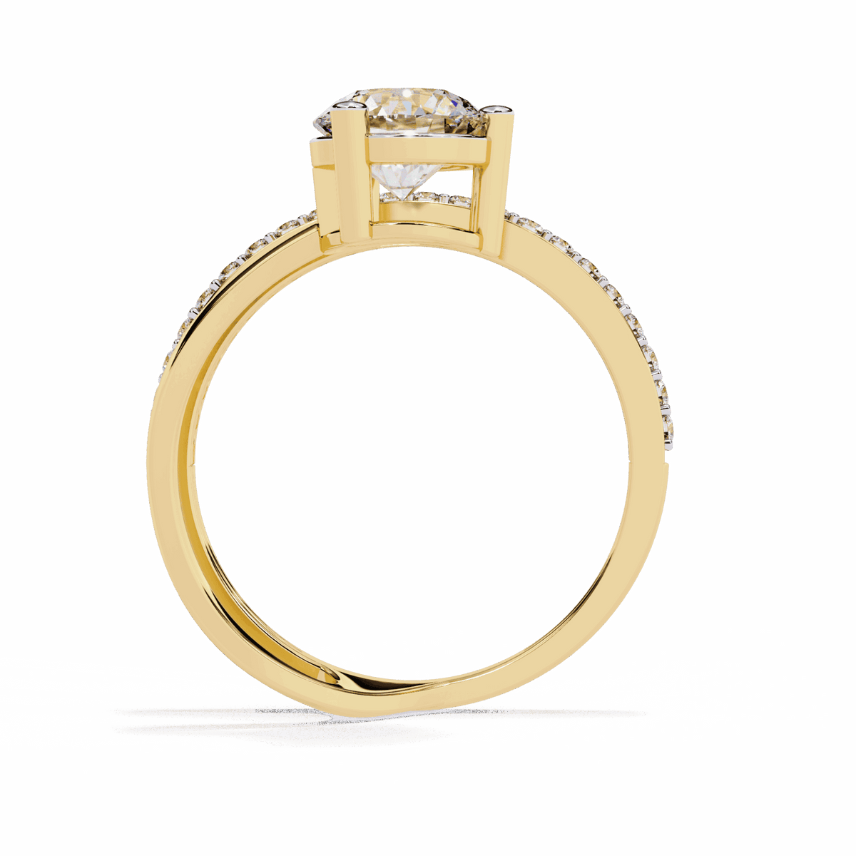 1.5 Carat Round Modern Essential Ring in Moissanite | House of Estara