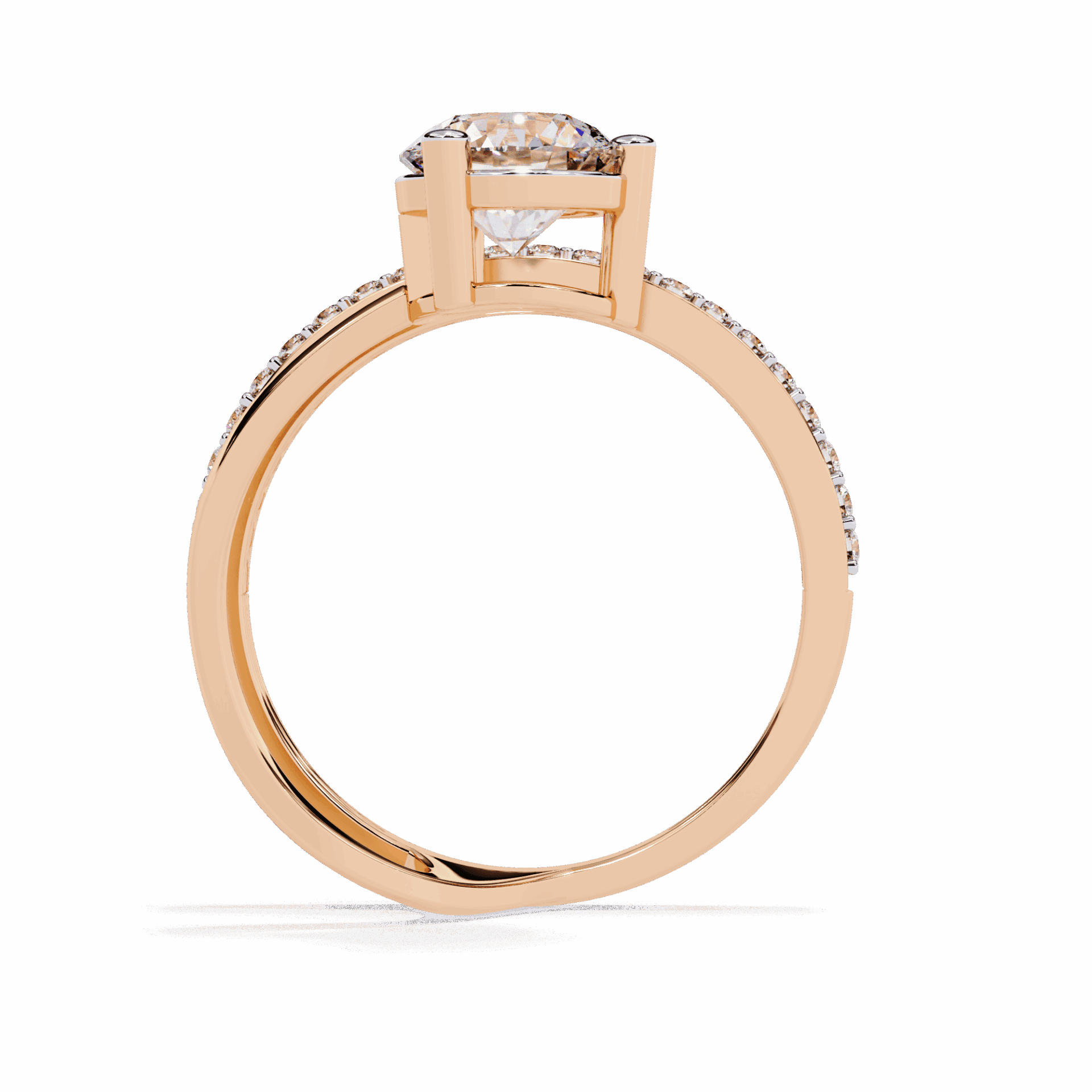 1.5 Carat Round Modern Essential Ring in Moissanite | House of Estara