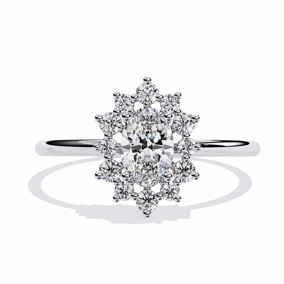Minimal Statement Oval Halo