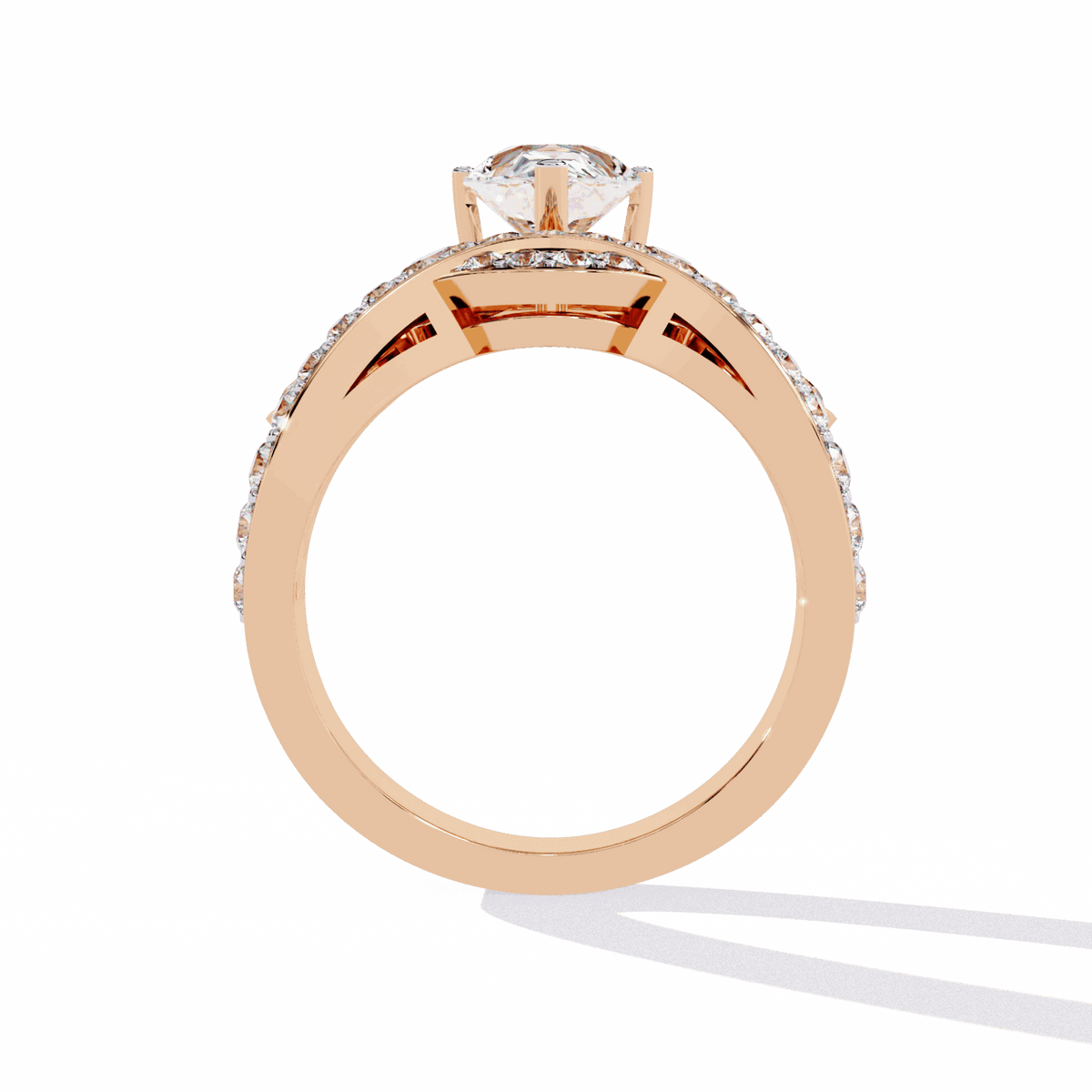 2.25 Carat Pear Sparkle Cocktail Ring in Moissanite | House of Estara
