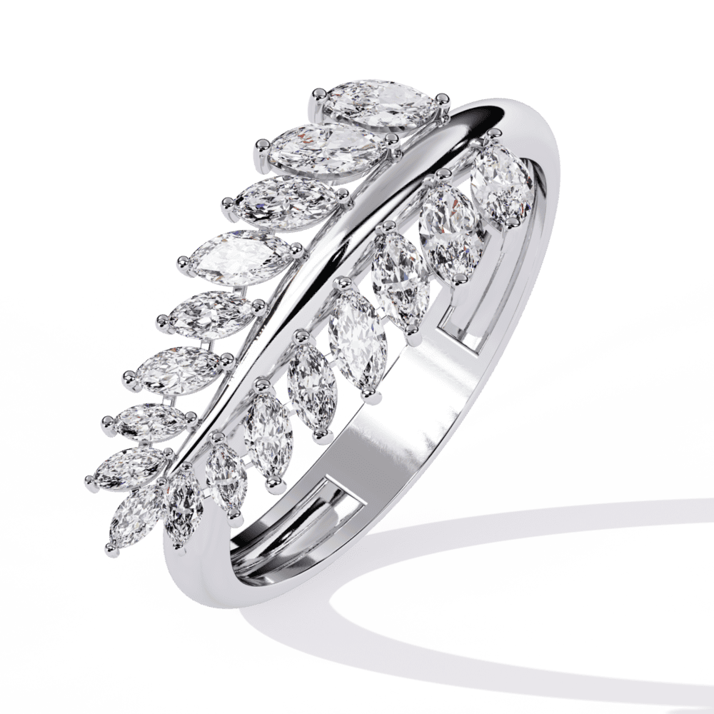 0.5 Carat Marquise Statement Cocktail Ring in Moissanite | House of Estara
