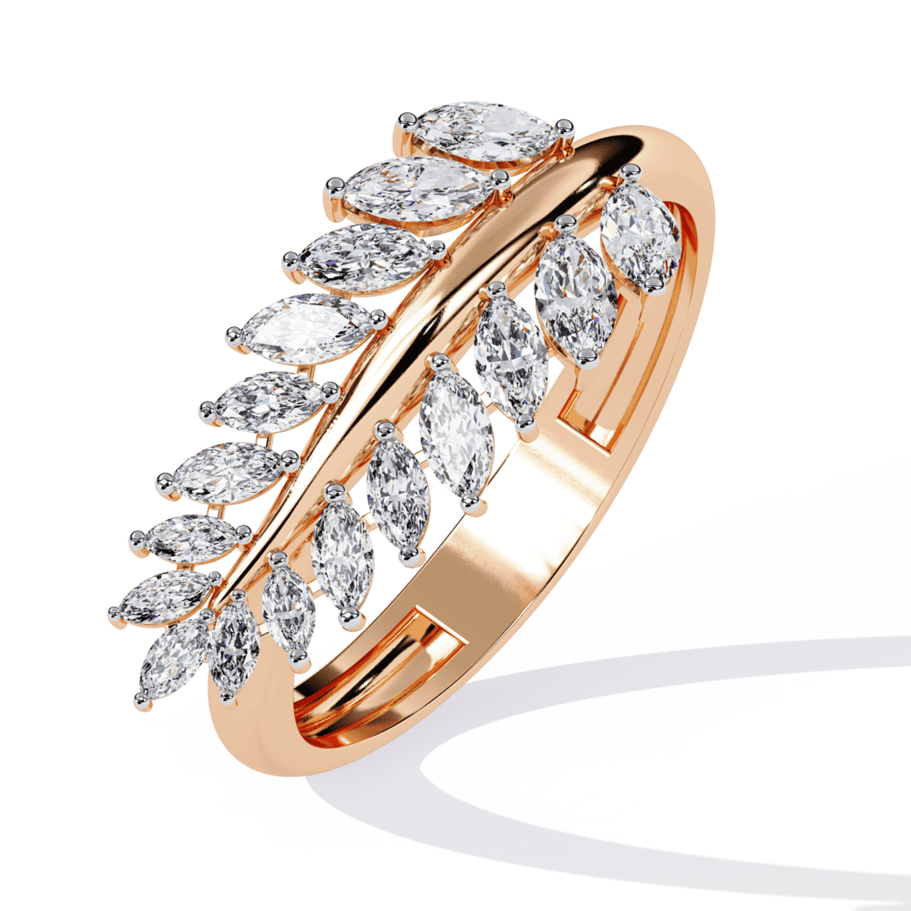 0.5 Carat Marquise Statement Cocktail Ring in Moissanite | House of Estara