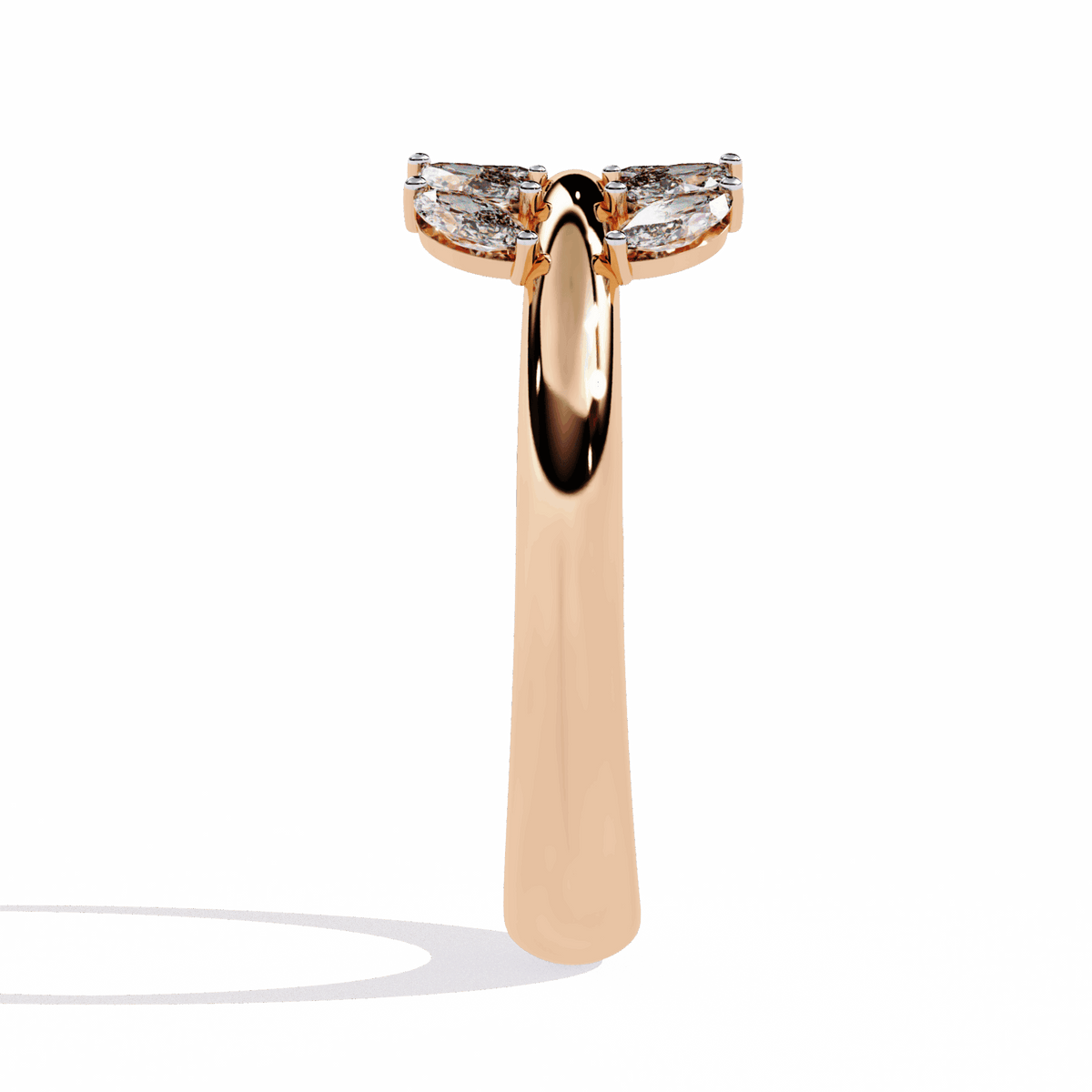 0.5 Carat Marquise Statement Cocktail Ring in Moissanite | House of Estara