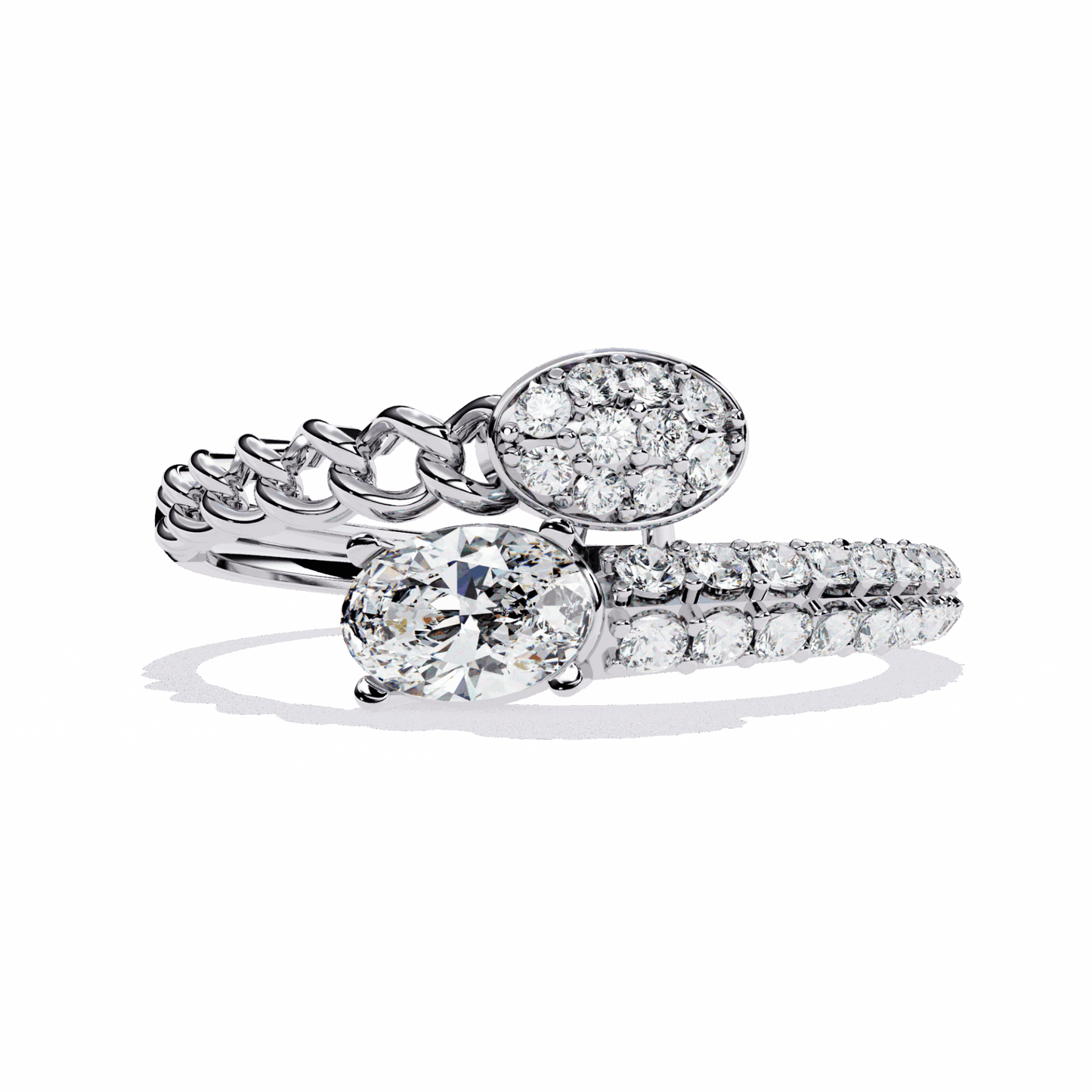 0.5 Carat Oval Timeless Band in Moissanite | House of Estara