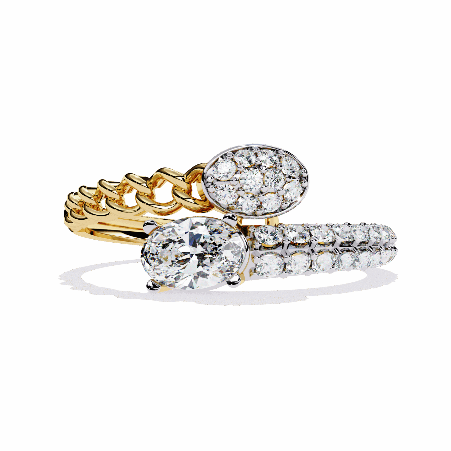 0.5 Carat Oval Timeless Band in Moissanite | House of Estara