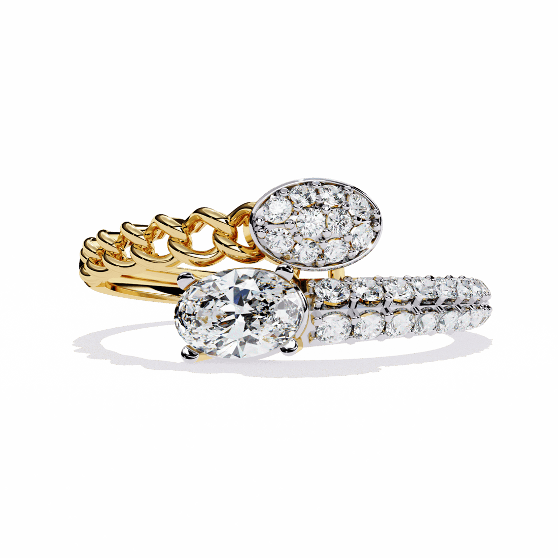 0.5 Carat Oval Timeless Band in Moissanite | House of Estara