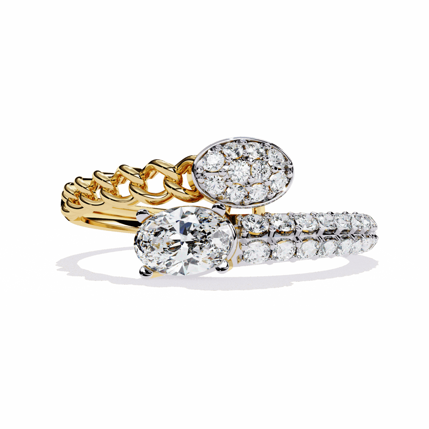 0.5 Carat Oval Timeless Band in Moissanite | House of Estara