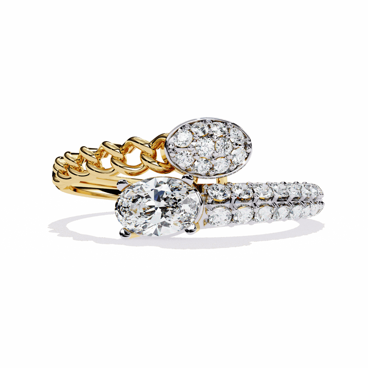 0.5 Carat Oval Timeless Band in Moissanite | House of Estara