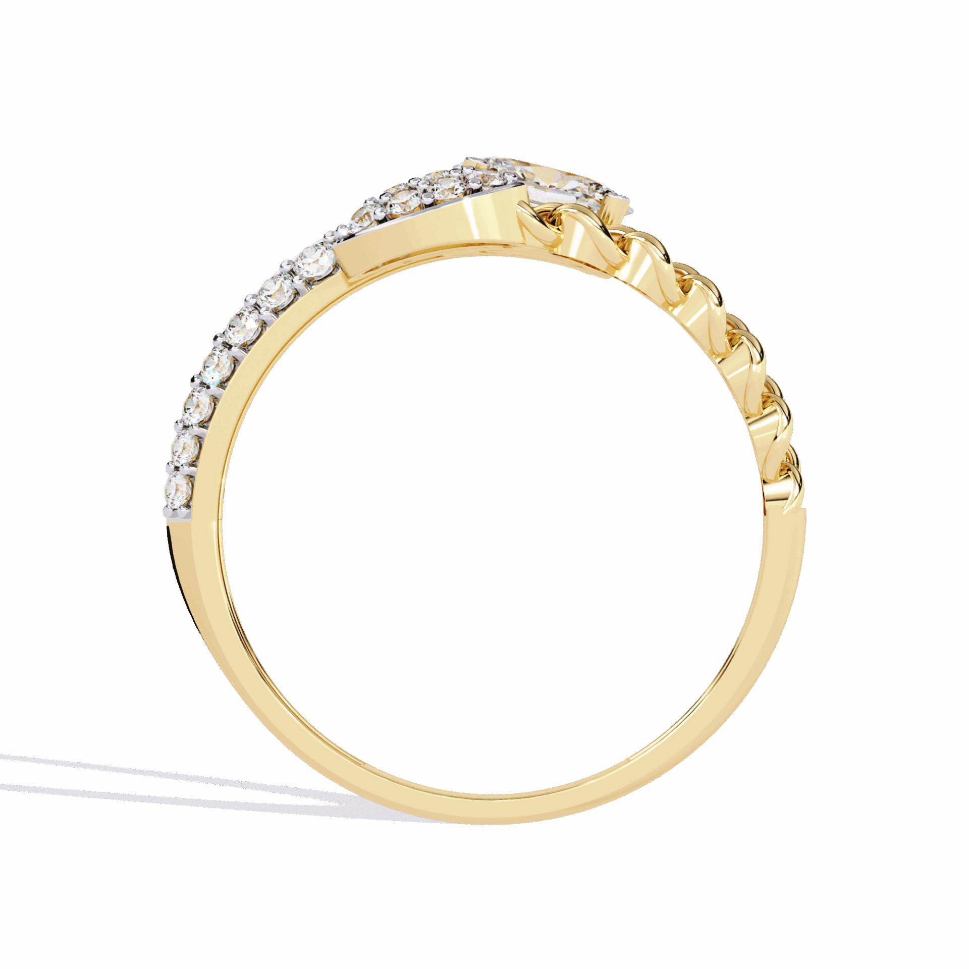 0.5 Carat Oval Timeless Band in Moissanite | House of Estara