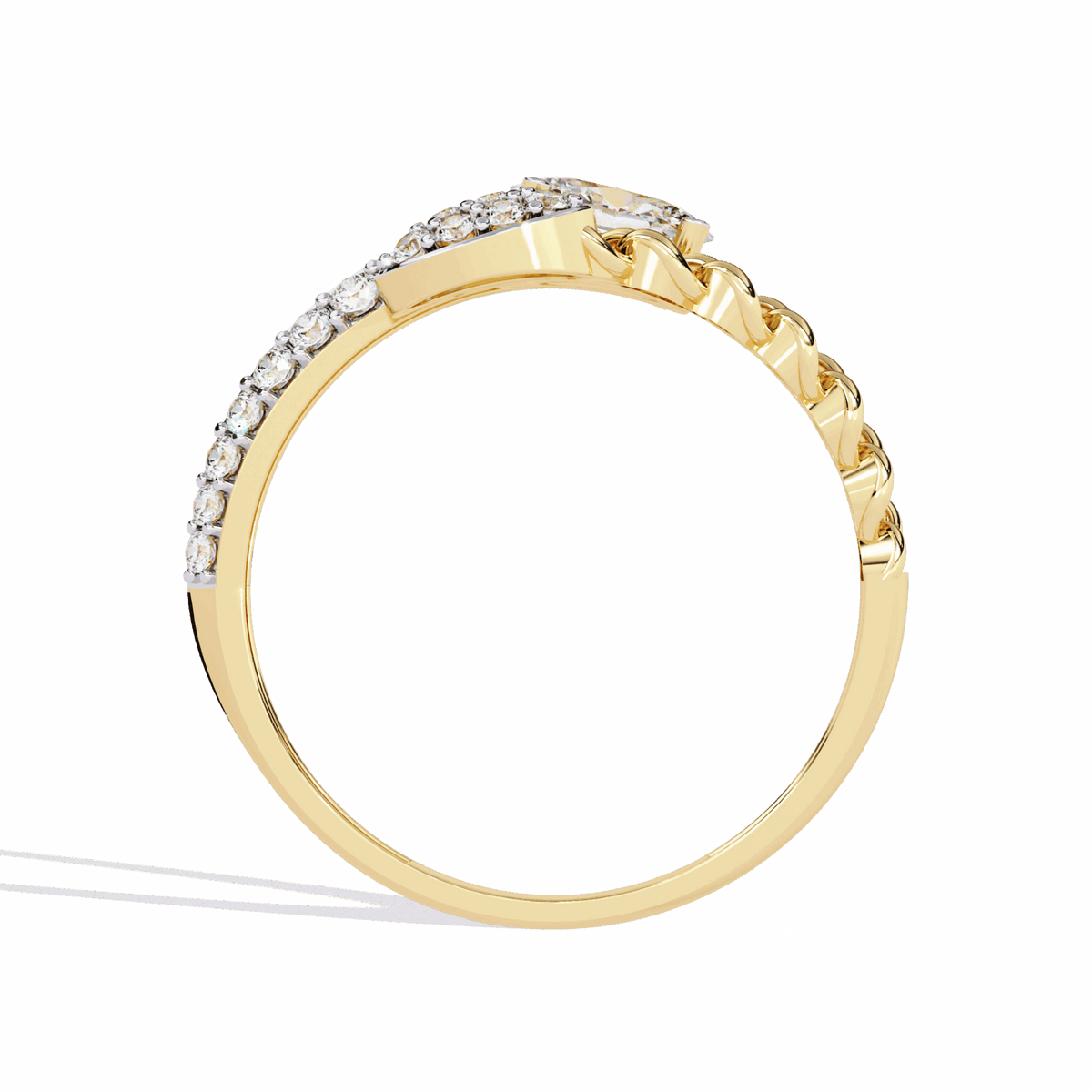 0.5 Carat Oval Timeless Band in Moissanite | House of Estara