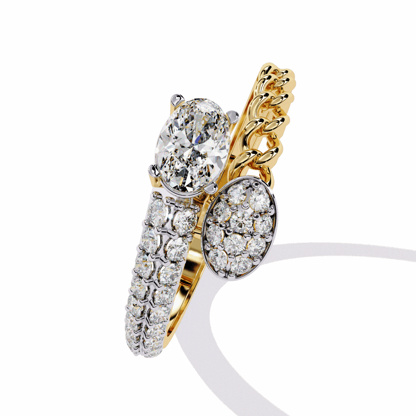 0.5 Carat Oval Timeless Band in Moissanite | House of Estara