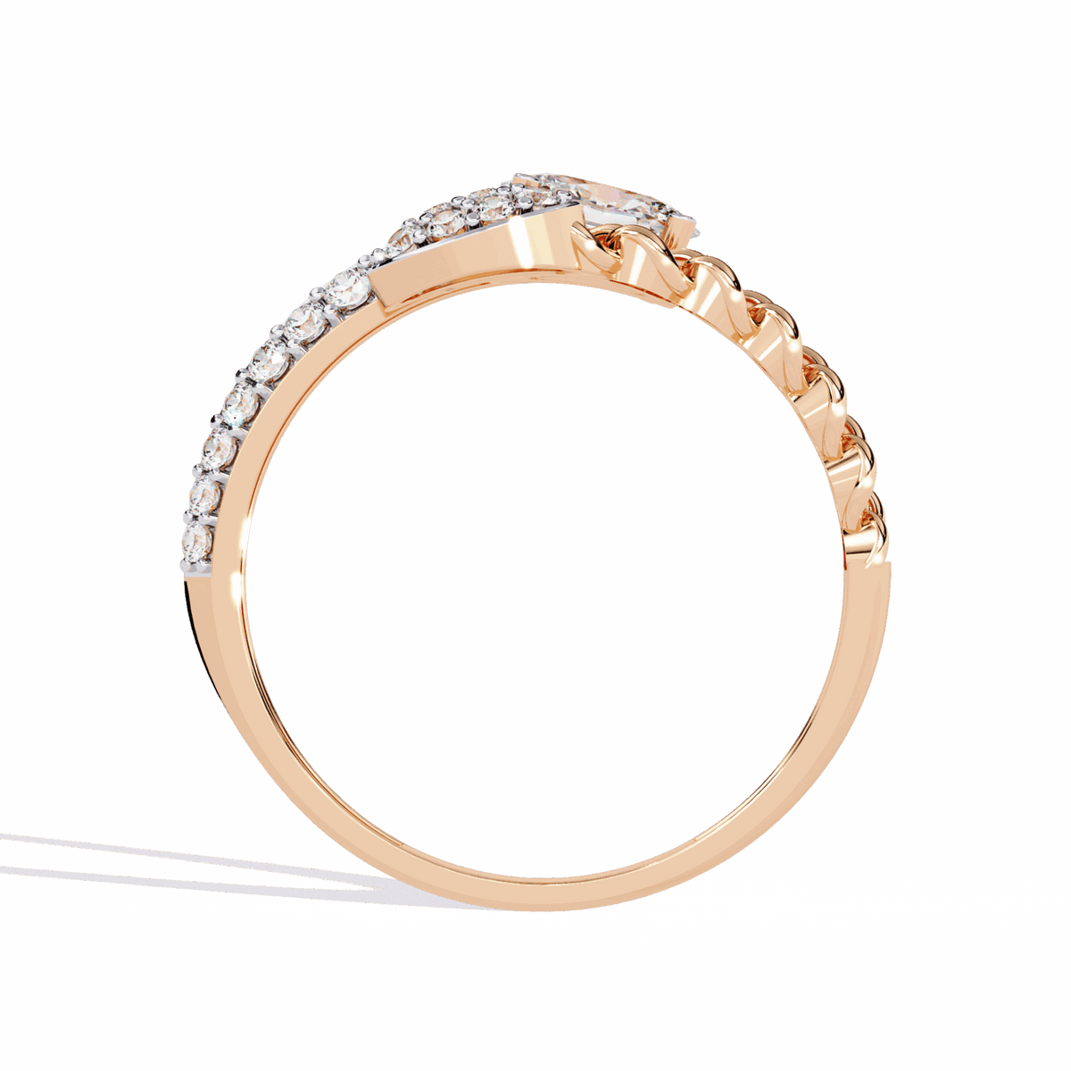 0.5 Carat Oval Timeless Band in Moissanite | House of Estara