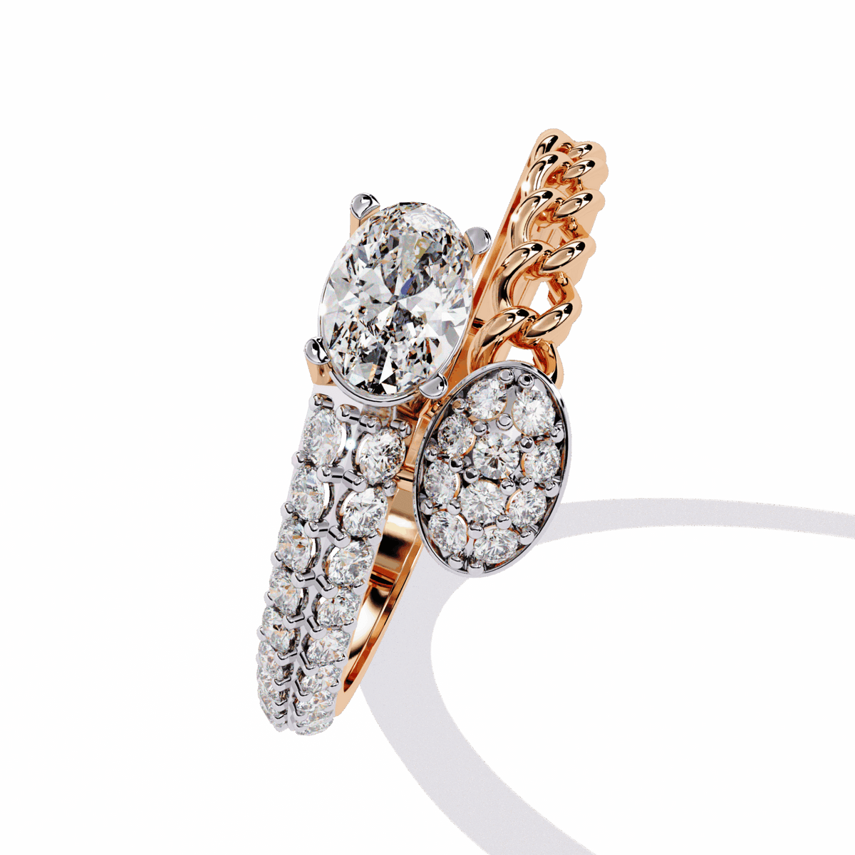 0.5 Carat Oval Timeless Band in Moissanite | House of Estara
