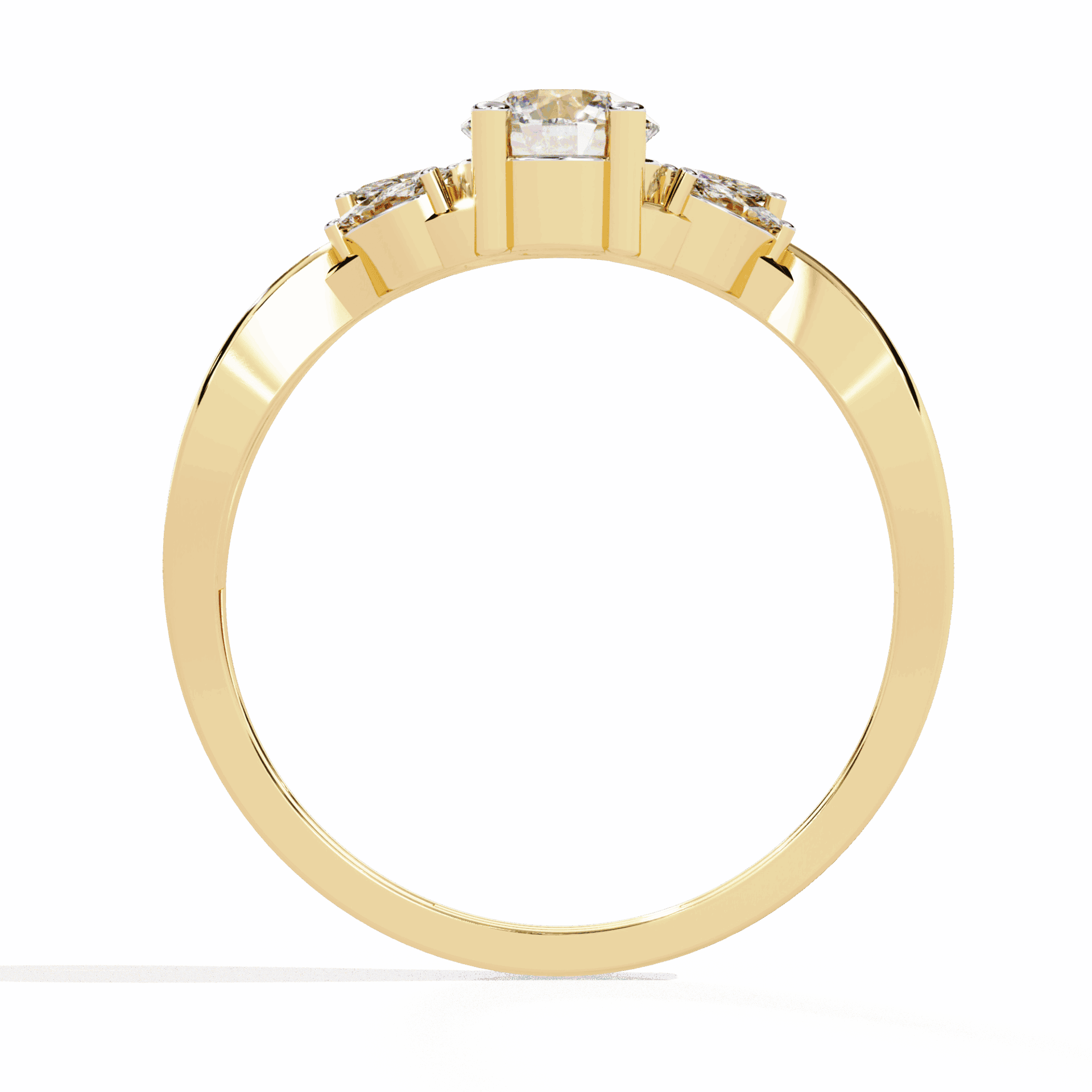 0.5 Carat Round Classic Band in Moissanite | House of Estara