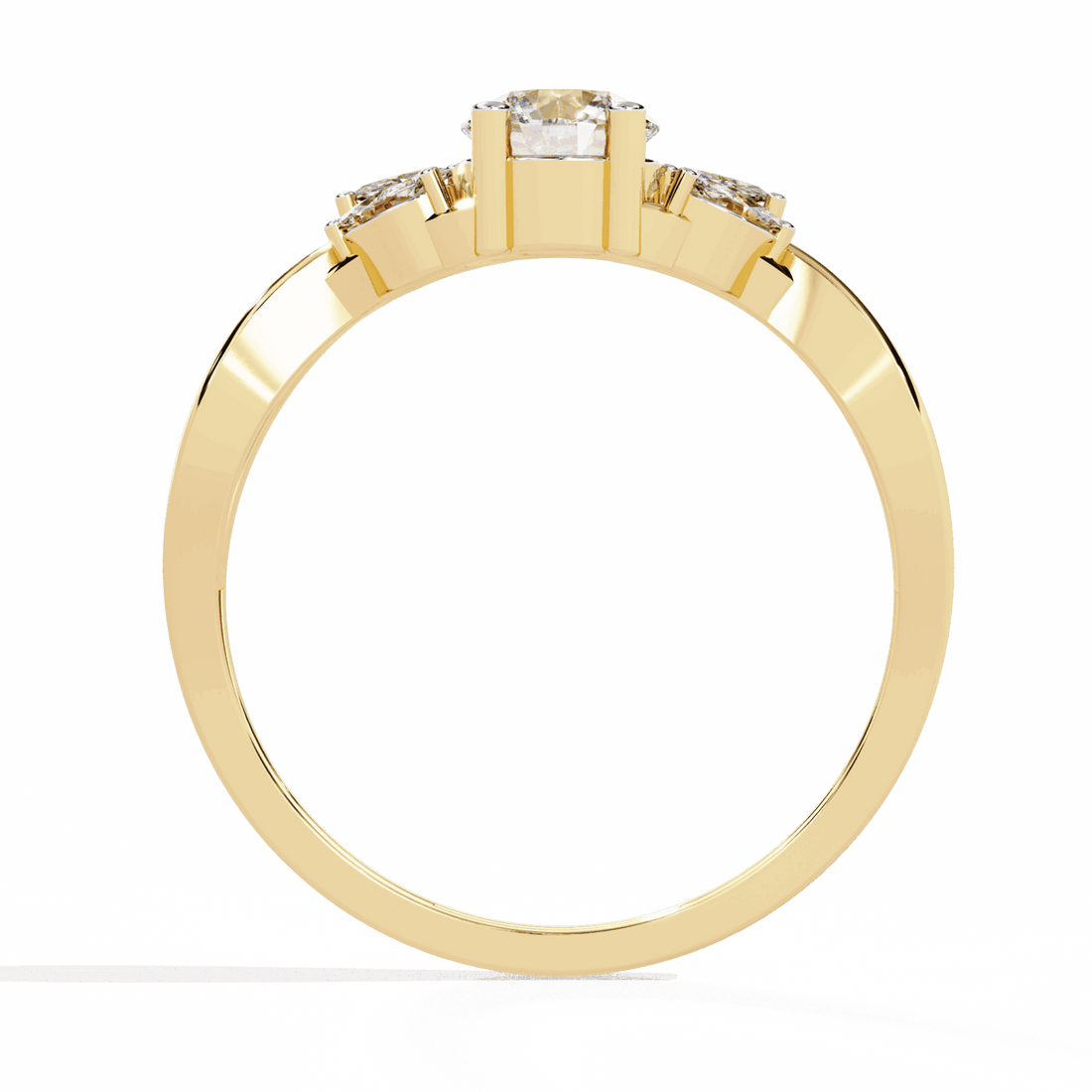 0.5 Carat Round Classic Band in Moissanite | House of Estara