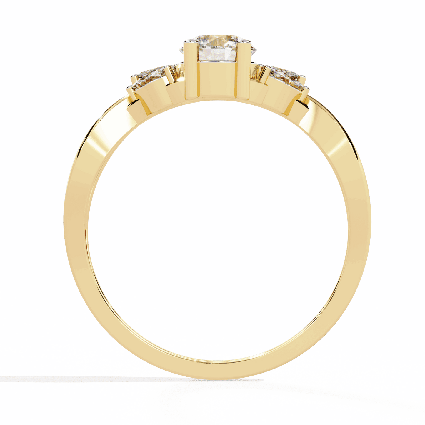0.5 Carat Round Classic Band in Moissanite | House of Estara