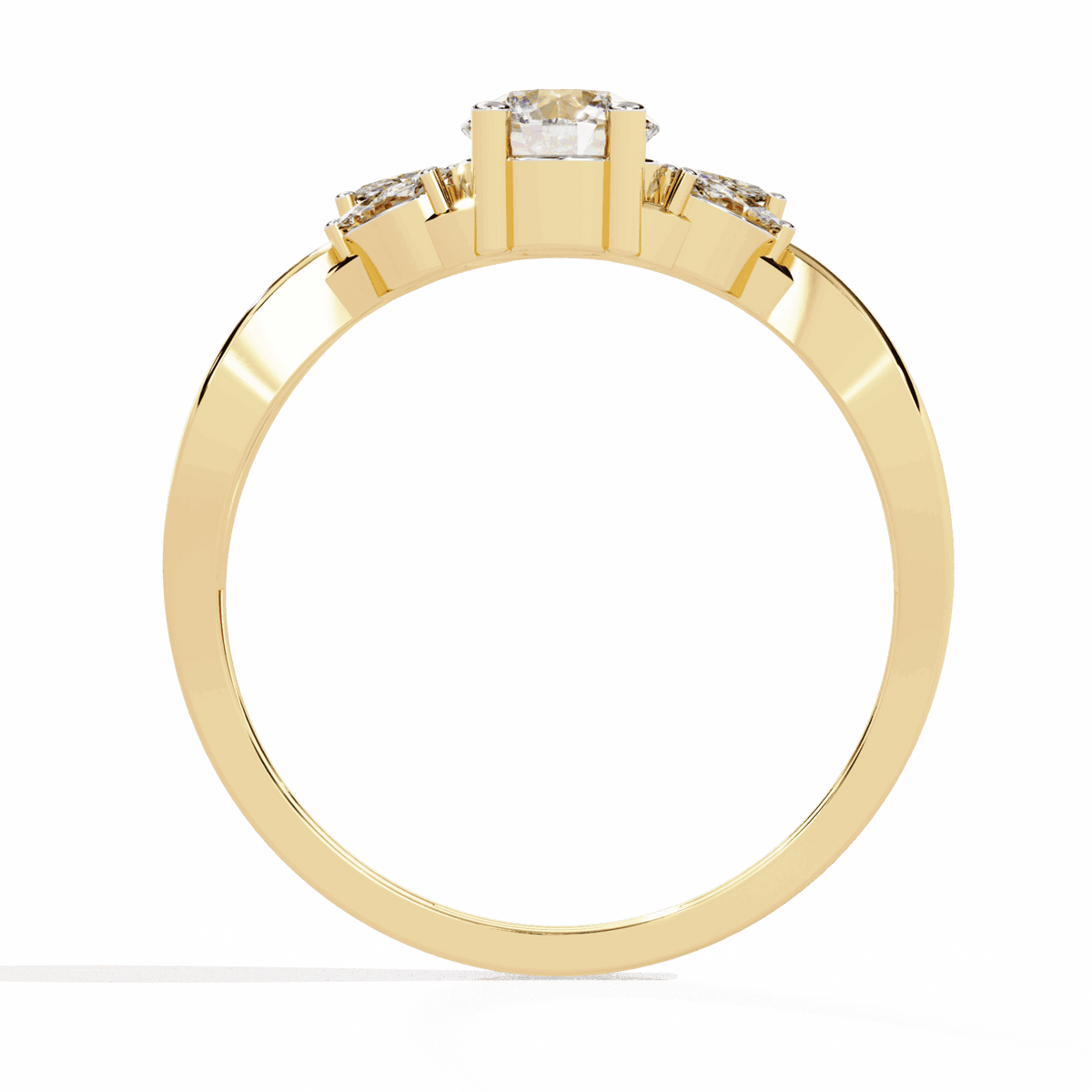 0.5 Carat Round Classic Band in Moissanite | House of Estara