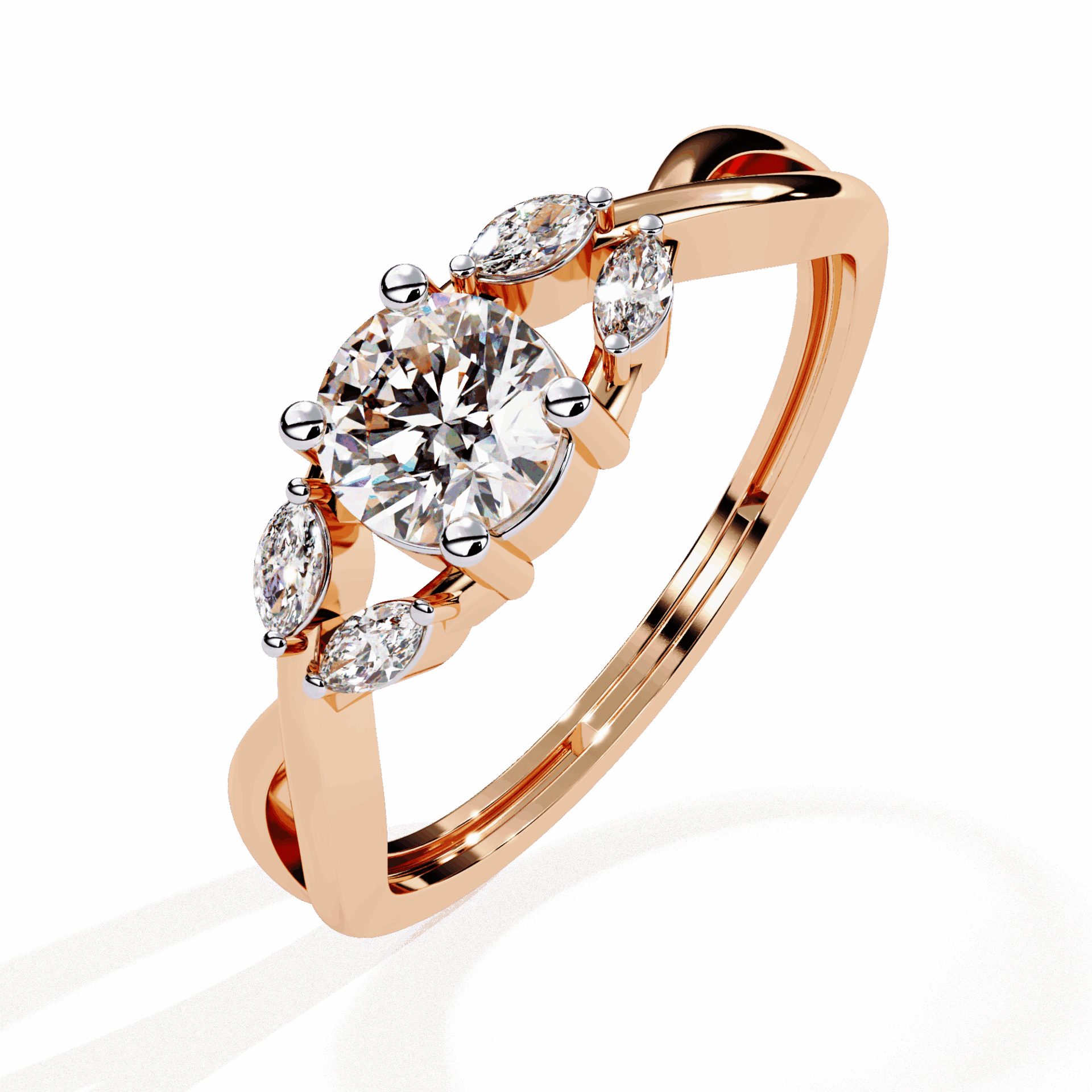 0.5 Carat Round Classic Band in Moissanite | House of Estara