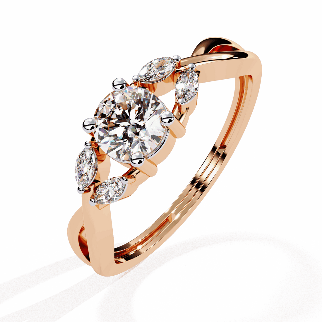 0.5 Carat Round Classic Band in Moissanite | House of Estara