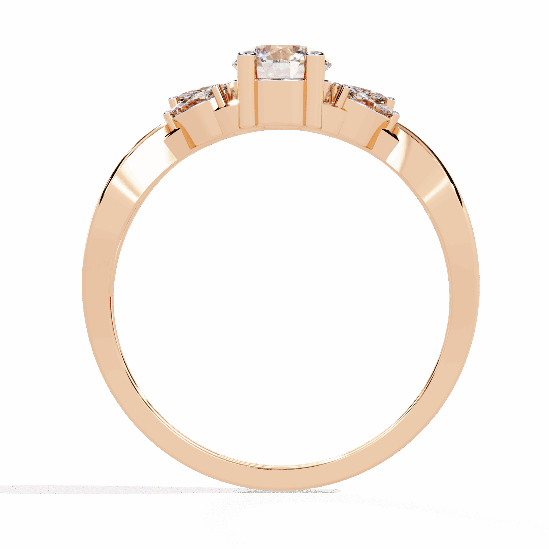 0.5 Carat Round Classic Band in Moissanite | House of Estara