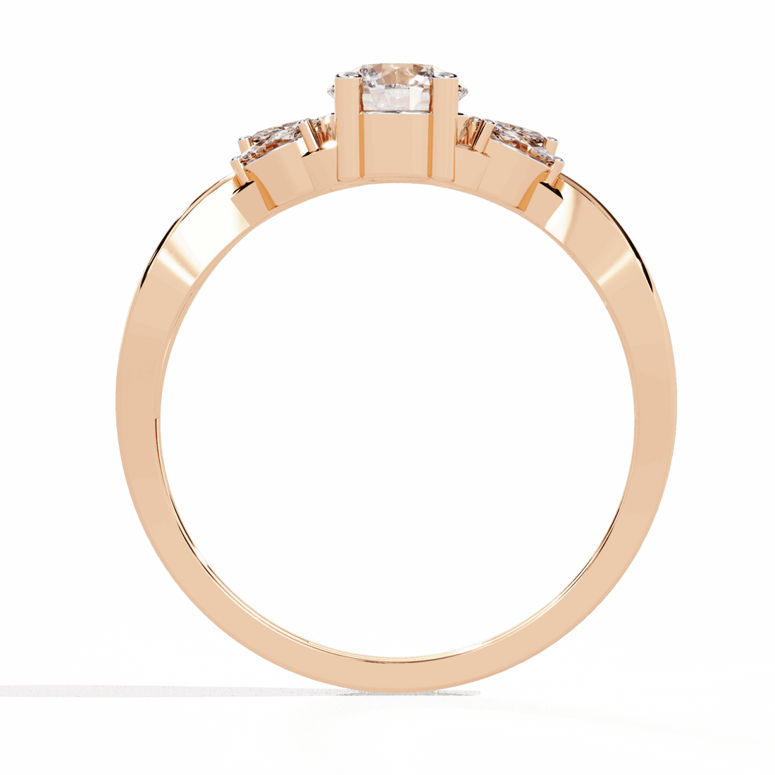 0.5 Carat Round Classic Band in Moissanite | House of Estara