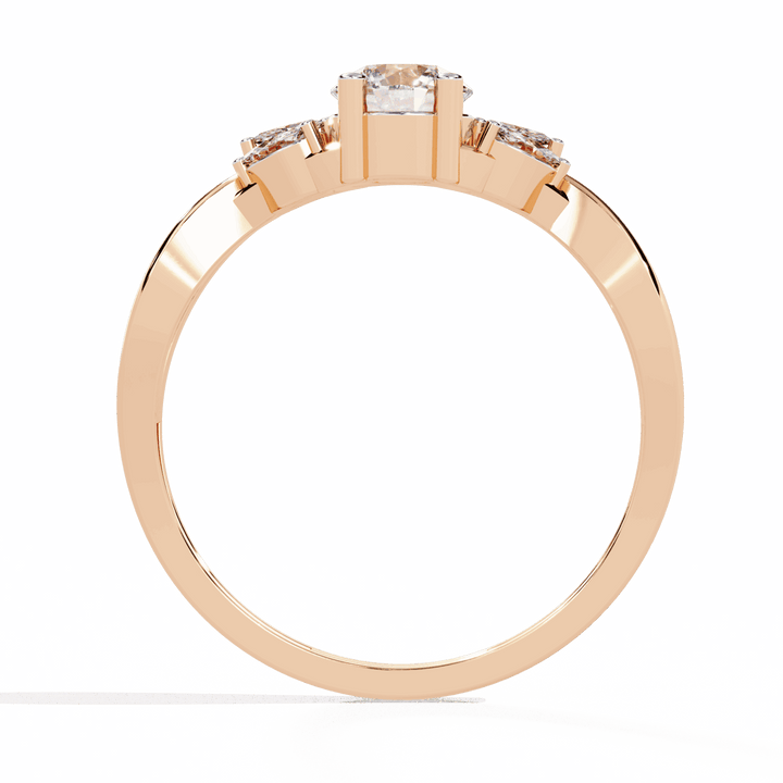 0.5 Carat Round Classic Band in Moissanite | House of Estara