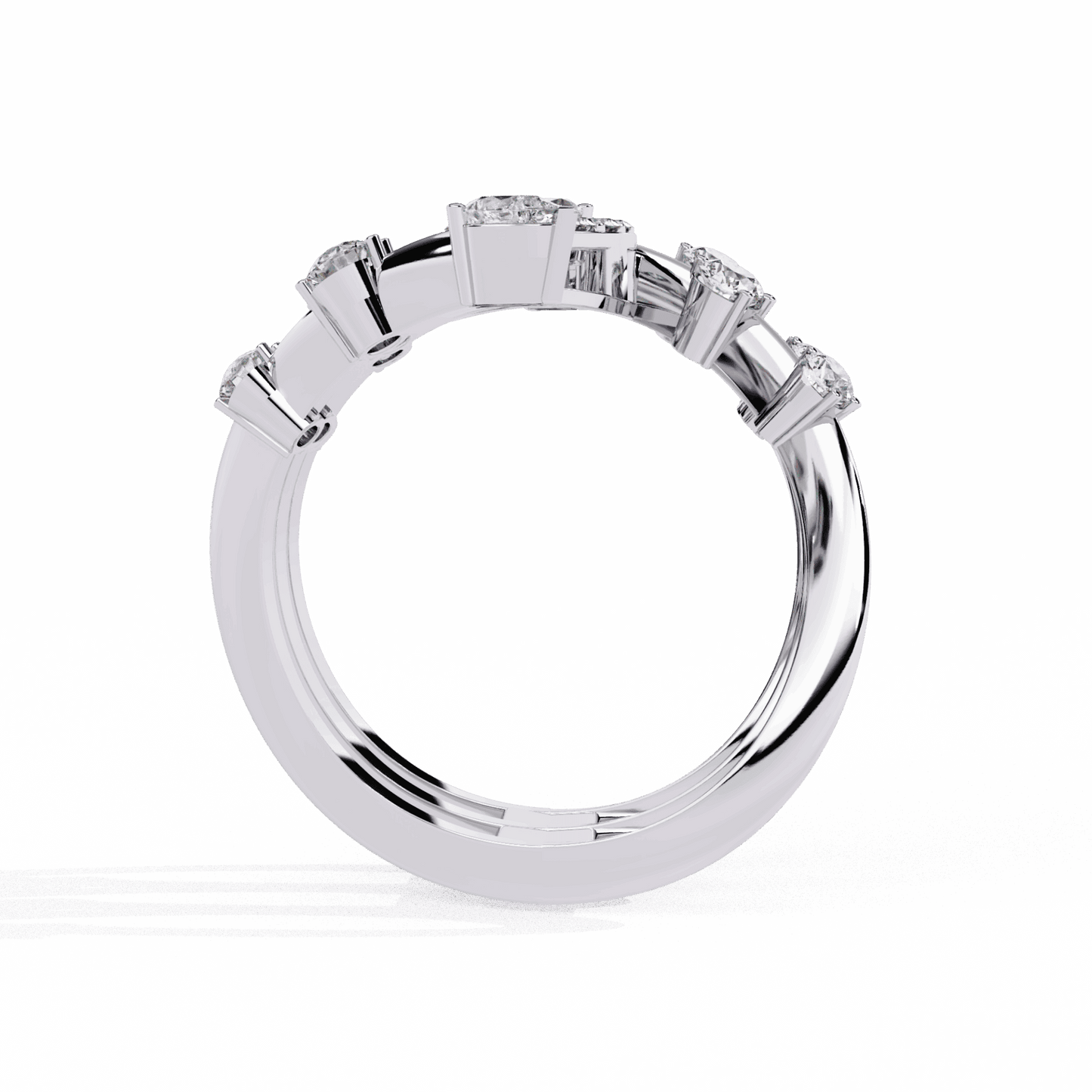 1.25 Carat Marquise and Pear Party Ready Cocktail Ring in Moissanite | House of Estara