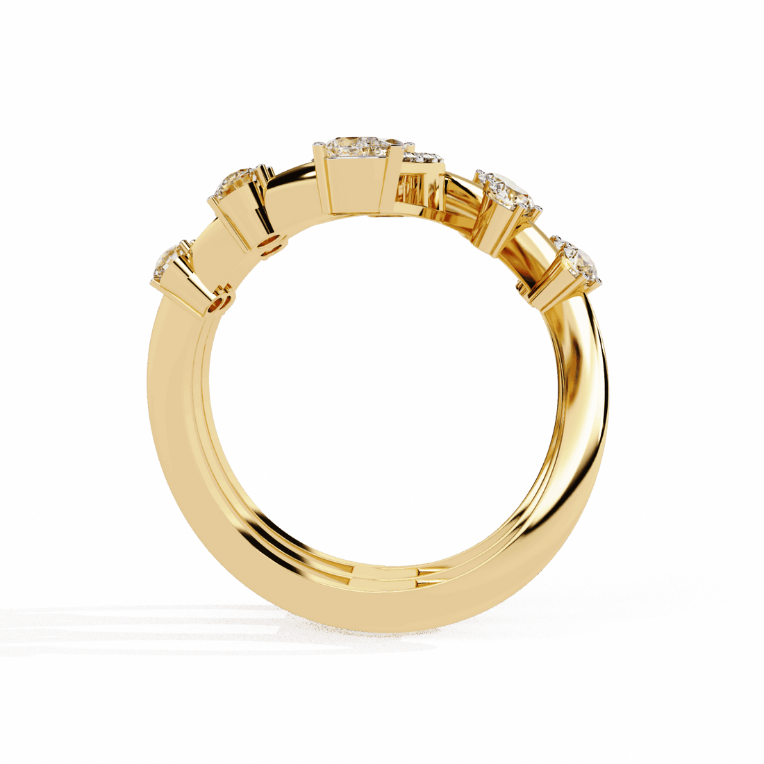 1.25 Carat Marquise and Pear Party Ready Cocktail Ring in Moissanite | House of Estara