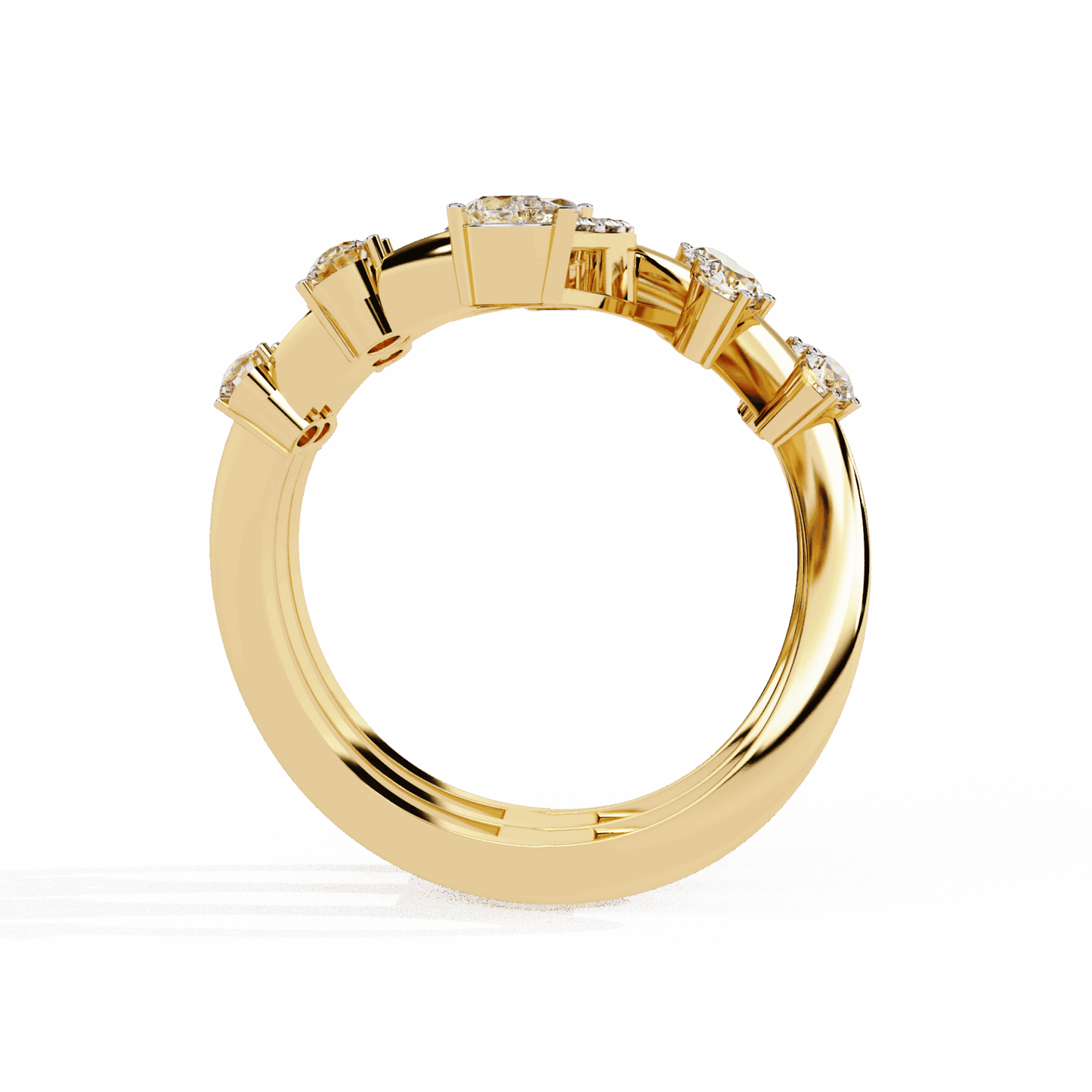 1.25 Carat Marquise and Pear Party Ready Cocktail Ring in Moissanite | House of Estara