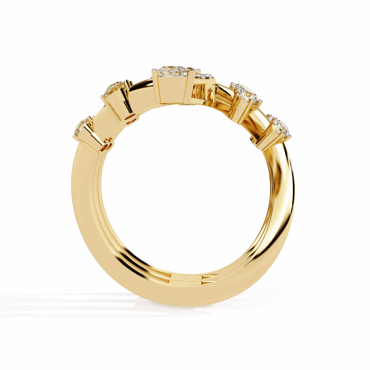 1.25 Carat Marquise and Pear Party Ready Cocktail Ring in Moissanite | House of Estara