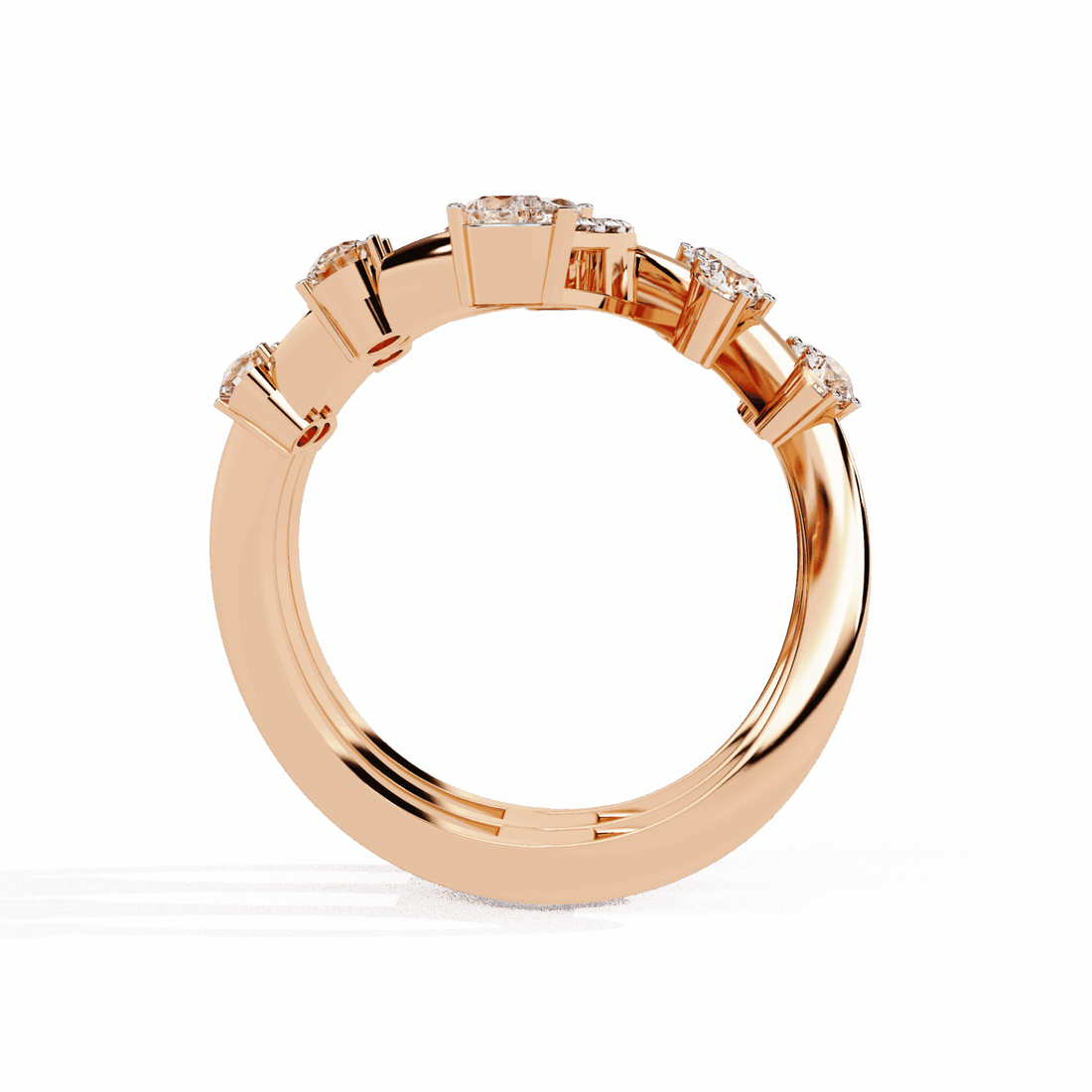 1.25 Carat Marquise and Pear Party Ready Cocktail Ring in Moissanite | House of Estara