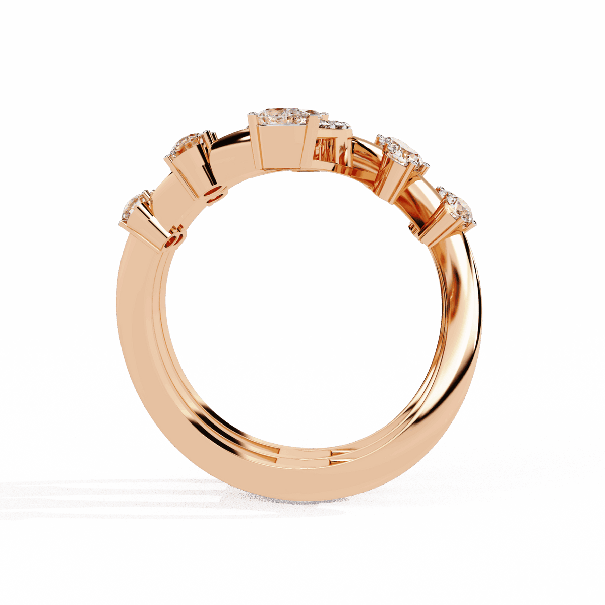 1.25 Carat Marquise and Pear Party Ready Cocktail Ring in Moissanite | House of Estara
