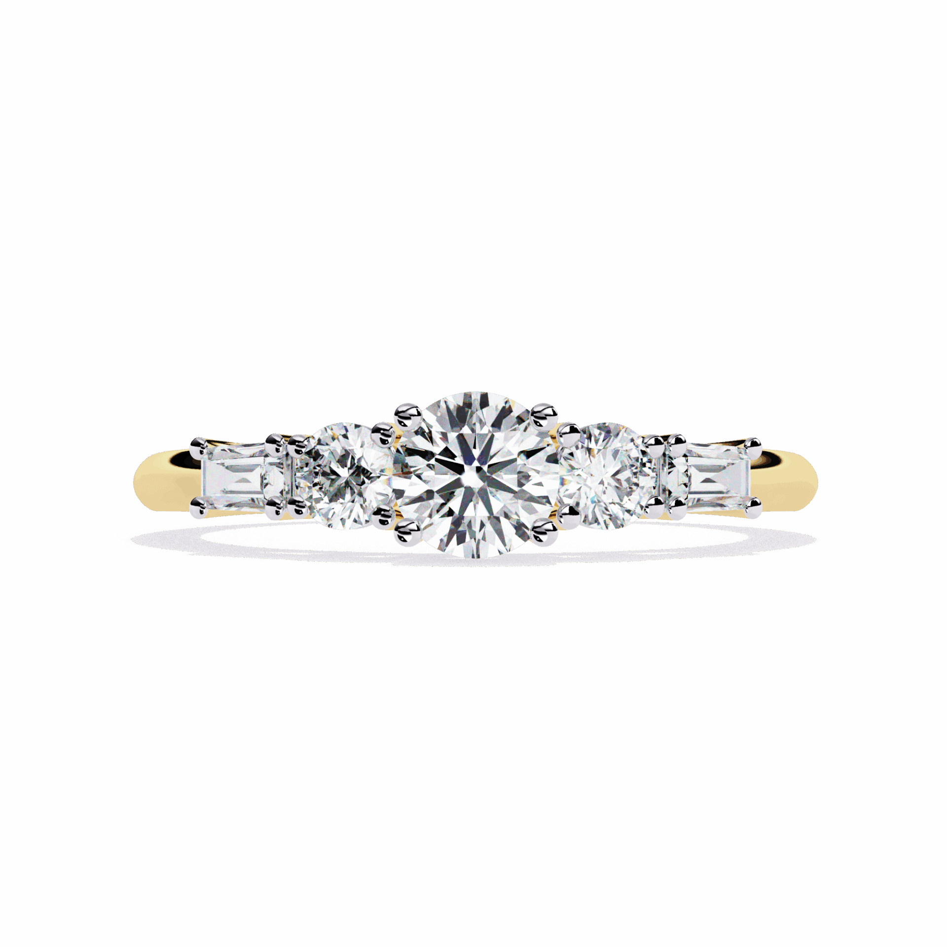 0.75 Carat Round Timeless Band in Moissanite | House of Estara
